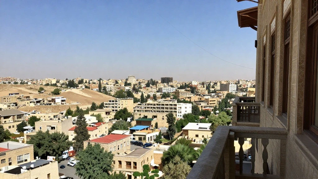 شرفة مطلة على الطبيعة
