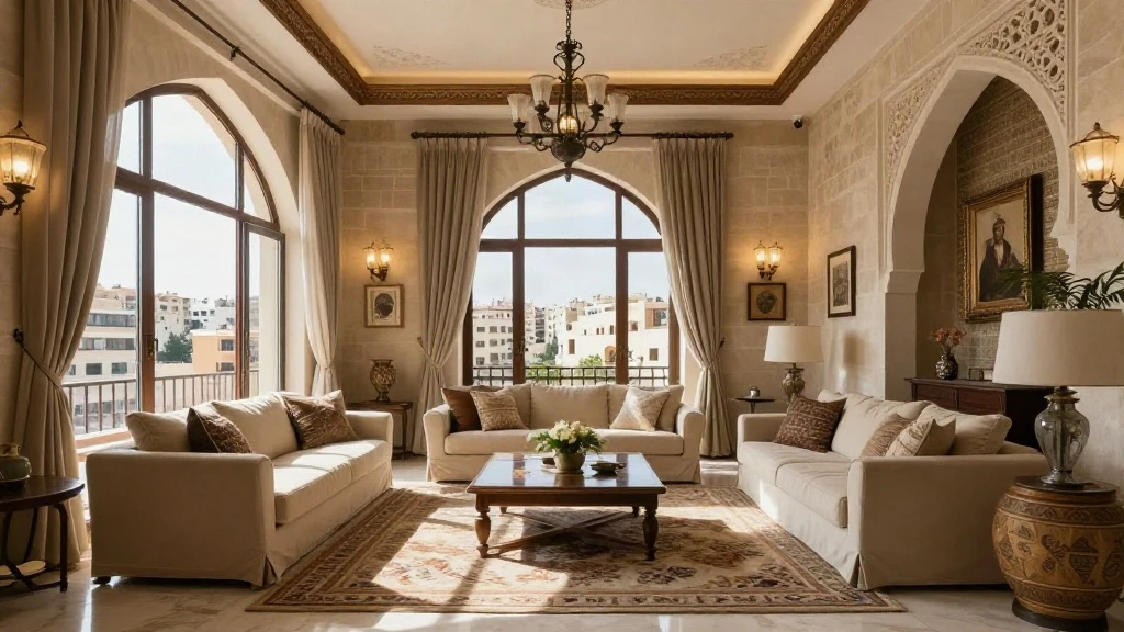 تصميم داخلي راقي لفيلا باللاذقية