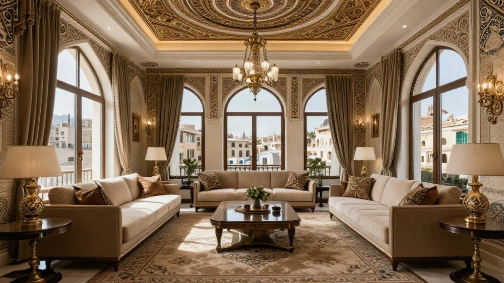ديكورات فلل راقية في دمشق