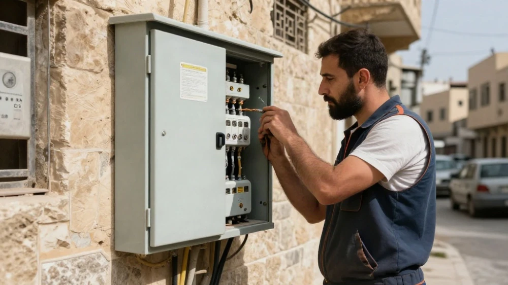 أسعار خدمات كهربجي شقق دمشق