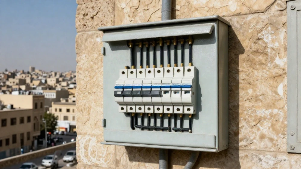تركيب لوحة قواطع كهربائية
