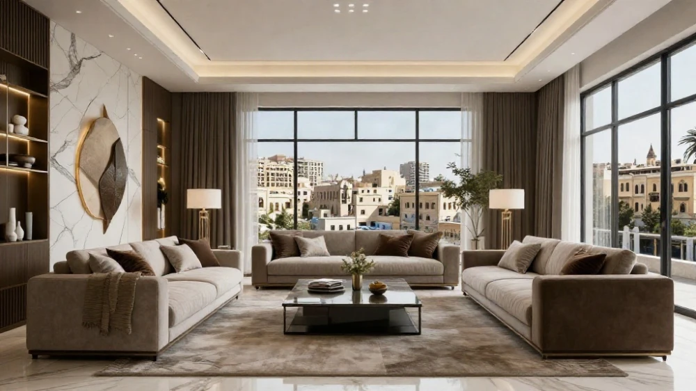 تصميم داخلي مودرن في دمشق