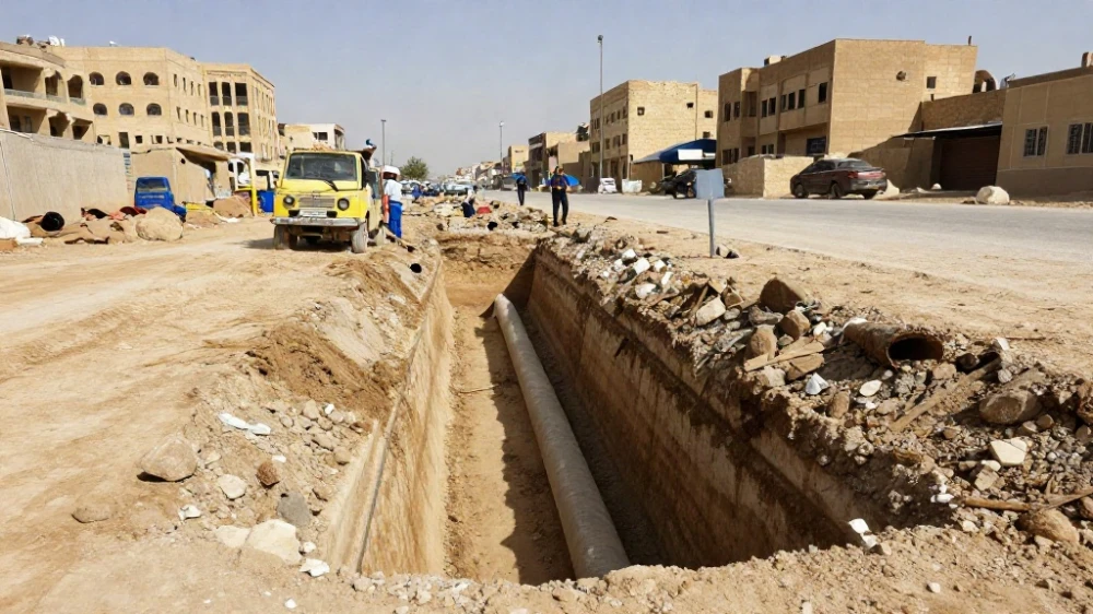 تمديد شبكات الصرف الصحي دمشق