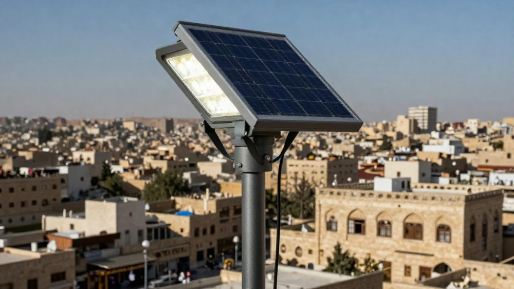 توصيل شبكات ليدات طاقة شمسية
