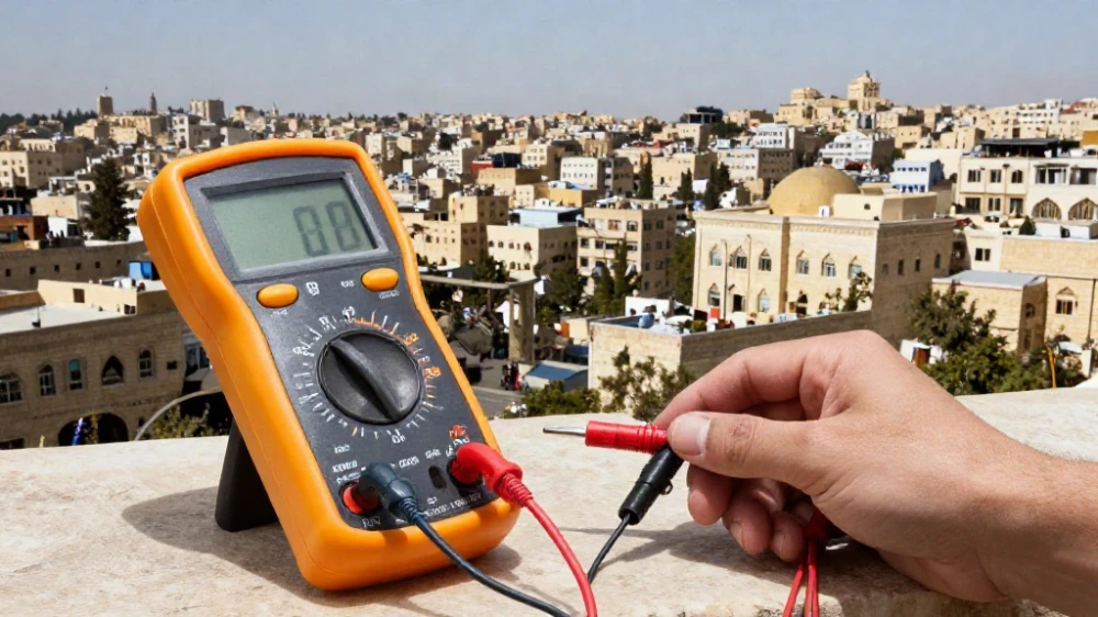 فحص شبكة الكهرباء المنزلية