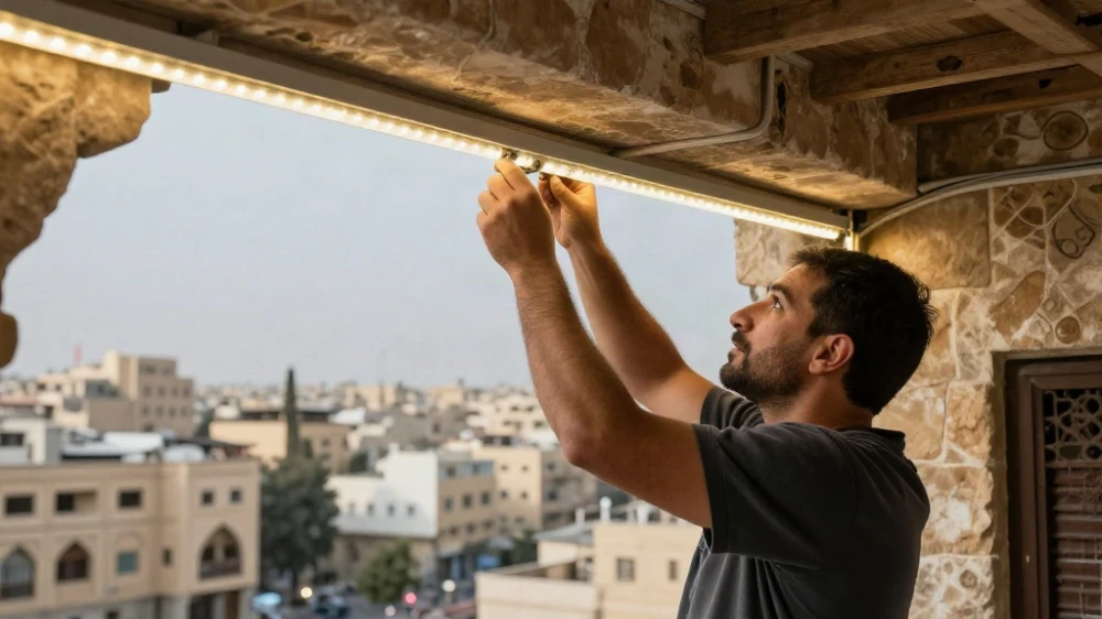 فني تركيب ليد مخفي بدمشق